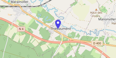 Carte OpenStreetMap — 26 rue de l'Église, Thiébauménil