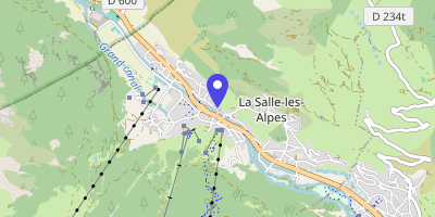 Carte OpenStreetMap — 15 rue de la Guisane, La Salle-les-Alpes