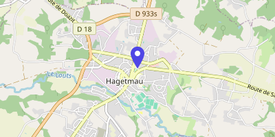 Carte OpenStreetMap — 50 allée de Turré, Hagetmau