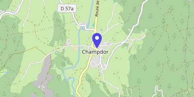Carte OpenStreetMap — 60 place de la Mairie, Champdor-Corcelles