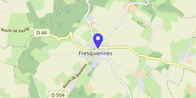 Carte OpenStreetMap — 41 rue du Centre, Fresquiennes
