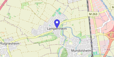 Carte OpenStreetMap — 2 rue de Mundolsheim, Lampertheim