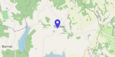 Carte OpenStreetMap — 175 route du Lac, Tourliac