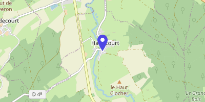 Carte OpenStreetMap — 210 rue Haut-de-la-Moise, Hagécourt