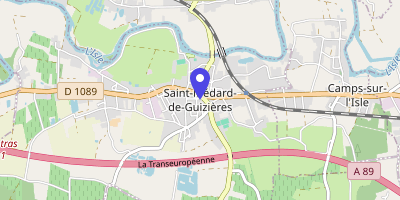 Carte OpenStreetMap — 9 esplanade du 18-Juin, Saint-Médard-de-Guizières