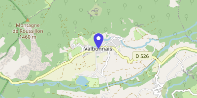 Carte OpenStreetMap — 740 rue Principale, Valbonnais