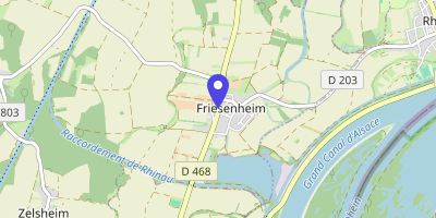 Carte OpenStreetMap — 20 rue Principale, Friesenheim