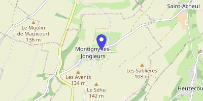 Carte OpenStreetMap — 25 rue Principale, Montigny-les-Jongleurs