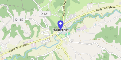 Carte OpenStreetMap — 10 place de la Mairie, Hauterives