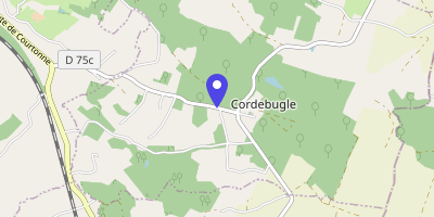 Carte OpenStreetMap — 3 route de Cordebugle, Cordebugle