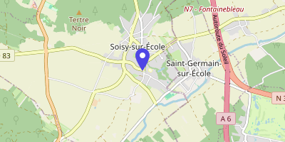 Carte OpenStreetMap — Place de la Mairie Ernest Loste, Soisy-sur-École