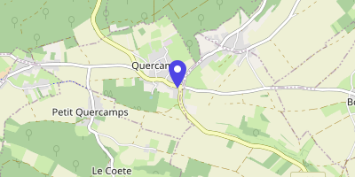 Carte OpenStreetMap — 1 place de l'Église, Quercamps