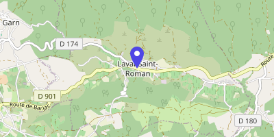 Carte OpenStreetMap — 330 rue des Platanes, Laval-Saint-Roman