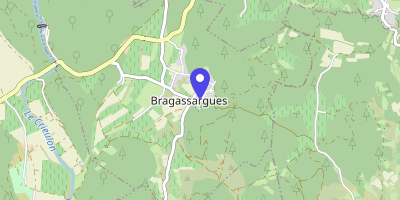 Carte OpenStreetMap — 153 rue de la Mairie, Bragassargues