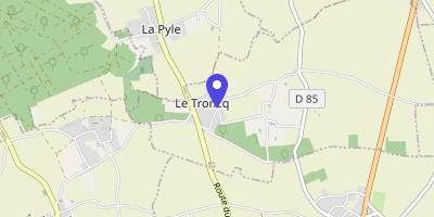 Carte OpenStreetMap — 2 rue des Écoles, Le Troncq