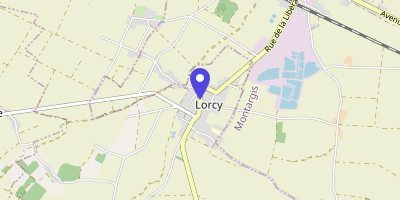 Carte OpenStreetMap — 5 rue de la Mairie, Lorcy