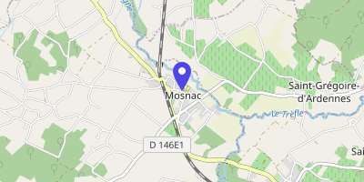 Carte OpenStreetMap — 36 rue de la Seugne, Mosnac