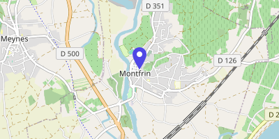 Carte OpenStreetMap — 23 avenue Pierre-Mendès-France, Montfrin