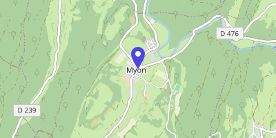 Carte OpenStreetMap — 1 rue Georges-Colomb, Myon