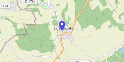Carte OpenStreetMap — 10 rue Pavée, La Saulsotte