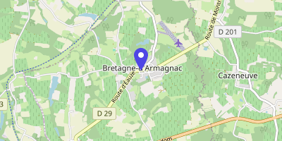 Carte OpenStreetMap — 10 rue Principale, Bretagne-d'Armagnac