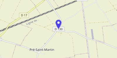 Carte OpenStreetMap — 18 rue des Méris, Pré-Saint-Martin