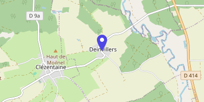 Carte OpenStreetMap — 5 Grande-Rue, Deinvillers