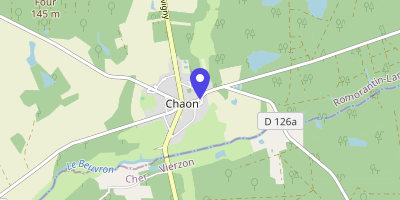 Carte OpenStreetMap — 2 place de la Mairie, Chaon