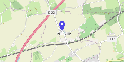 Carte OpenStreetMap — 60, rue de la Mairie, Plainville