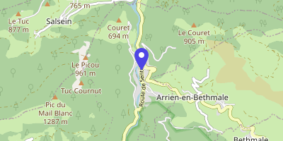 Carte OpenStreetMap — 5 place de la Mairie, Bordes-Uchentein