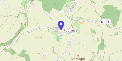 Carte OpenStreetMap — 15 Grande-Rue, Fournival