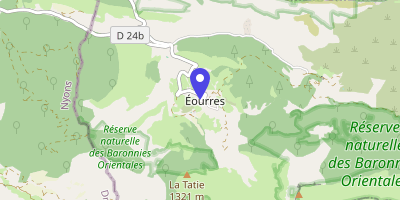 Carte OpenStreetMap — 11 rue de l'école, Éourres