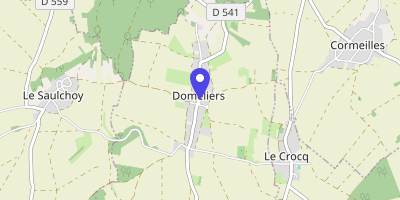 Carte OpenStreetMap — 53 rue Principale, Domeliers