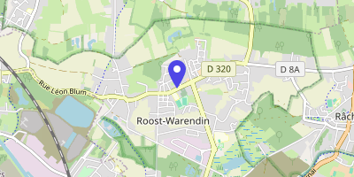 Carte OpenStreetMap — 270 rue Pierre-Brossolette, Roost-Warendin