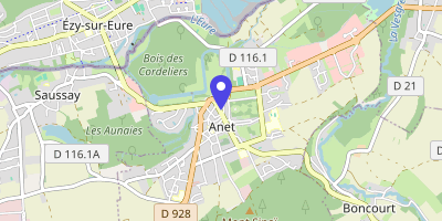 Carte OpenStreetMap — 25 rue Diane-de-Poitiers, Anet