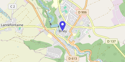 Carte OpenStreetMap — 1 place de l'Hôtel-de-Ville, Val de Briey