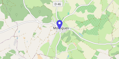 Carte OpenStreetMap — 1 route de Morogues, Aubinges
