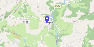 Carte OpenStreetMap — 150 route de Lubersac, Benayes