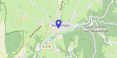 Carte OpenStreetMap — 2 place Saint-Martin, Sauxillanges