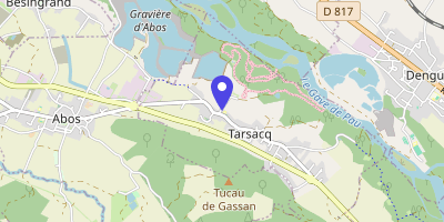 Carte OpenStreetMap — 1 place de la Mairie, Tarsacq