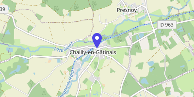 Carte OpenStreetMap — 1 rue du Port, Chailly-en-Gâtinais
