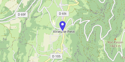 Carte OpenStreetMap — 80 rue de la Pièce, Arvière-en-Valromey