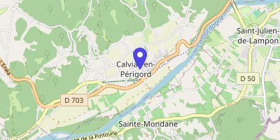 Carte OpenStreetMap — 96 rue des Peupliers, Calviac-en-Périgord