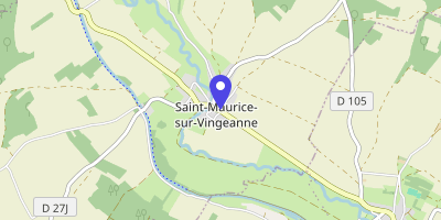 Carte OpenStreetMap — 7 route de Montigny, Saint-Maurice-sur-Vingeanne
