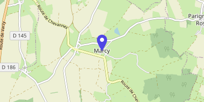 Carte OpenStreetMap — 4 rue de la Mairie, Marcy