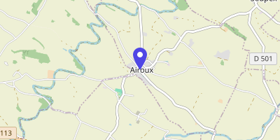 Carte OpenStreetMap — 8 rue Principale, Airoux