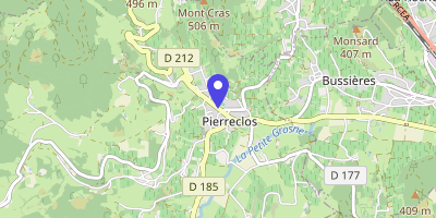 Carte OpenStreetMap — 171 route de Tramayes, Pierreclos