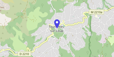 Carte OpenStreetMap — 1 place Maximin-Escalier, Tourrettes-sur-Loup