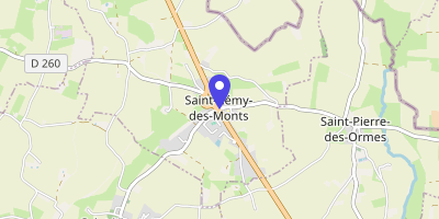 Carte OpenStreetMap — 1 rue du Vairais, Saint-Rémy-des-Monts