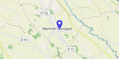 Carte OpenStreetMap — 11 rue des Vents, Montclar-Lauragais